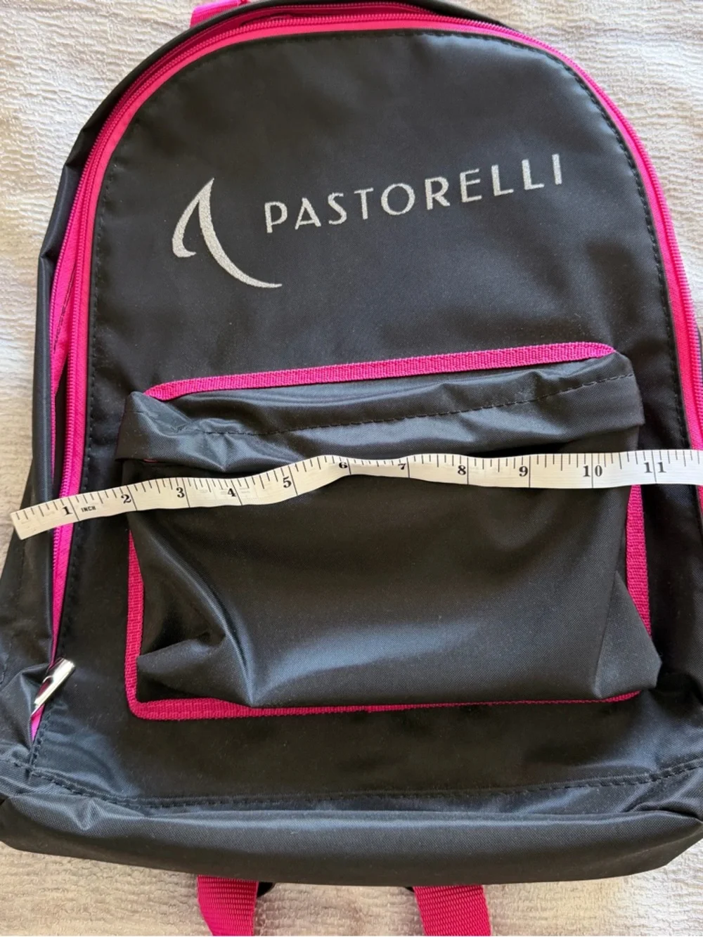 Pastorelli Kids Black & Pink Backpack